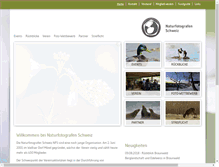 Tablet Screenshot of naturfotografen.ch